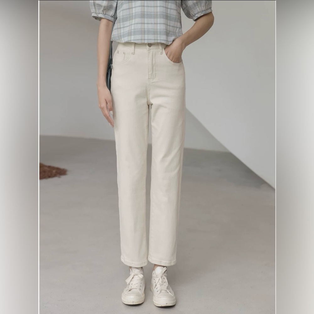 Eternal Summer High Rise Straight Leg Jeans